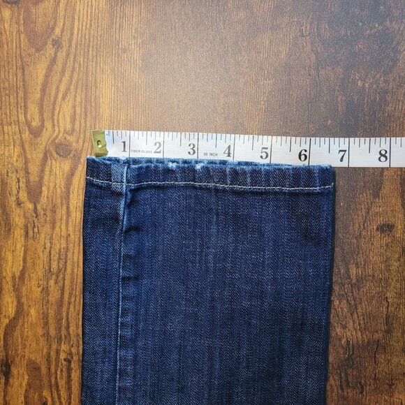 Chico's Jeans Womens 00 R = 2 Skinny Mid Rise Medium Dark Wash Stretch Denim - Picture 9 of 10